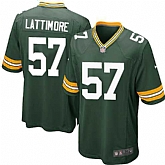 Nike Men & Women & Youth Packers #57 Lattimore Green Team Color Game Jersey,baseball caps,new era cap wholesale,wholesale hats